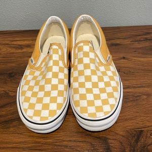 Checkerboard Slip On Vans M 6.5/W8